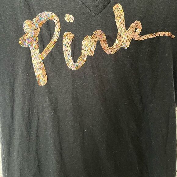 Victoria’s Secret Black Tee - Picture 2 of 5